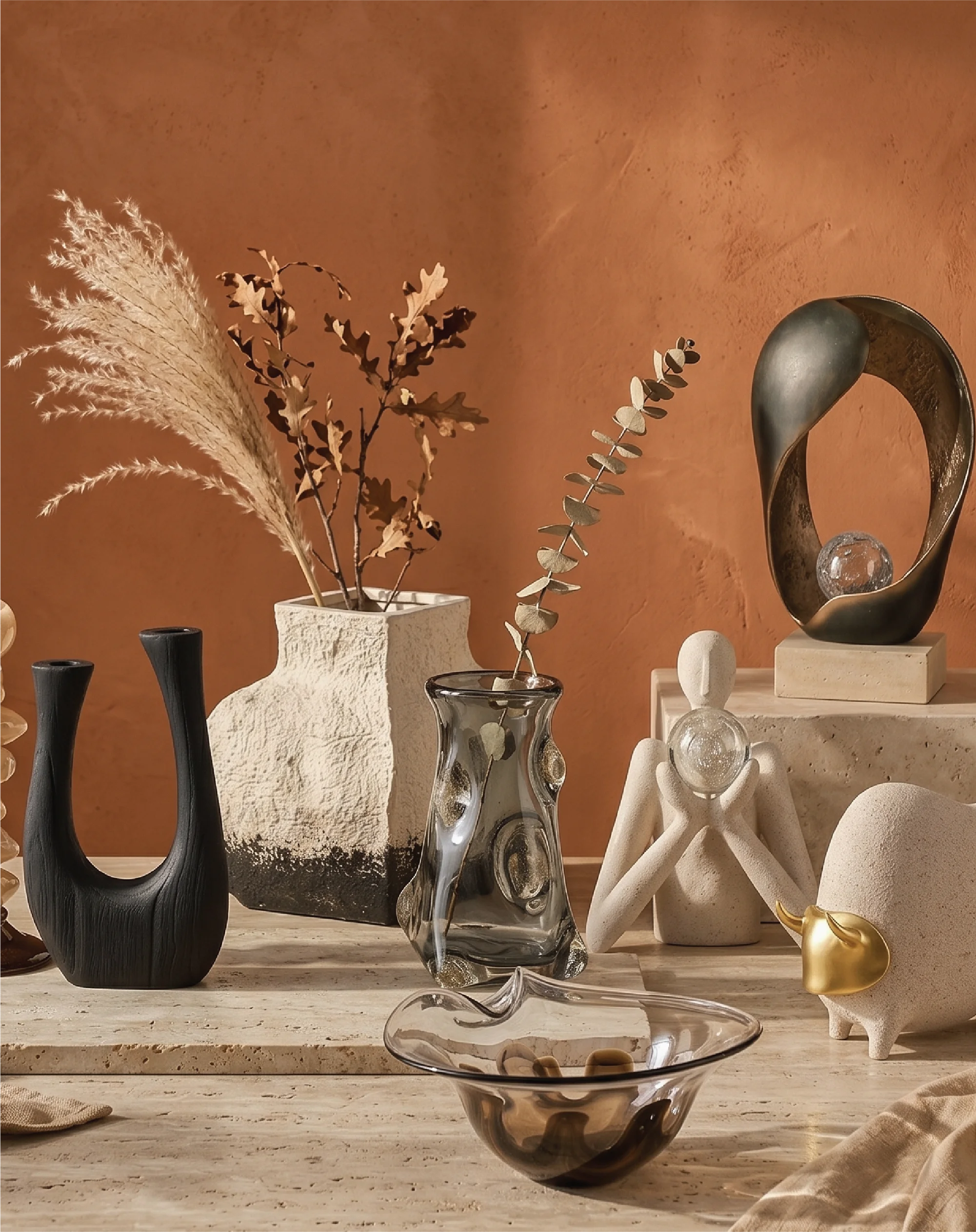 Collection of vases and decor Collection of vases and decor